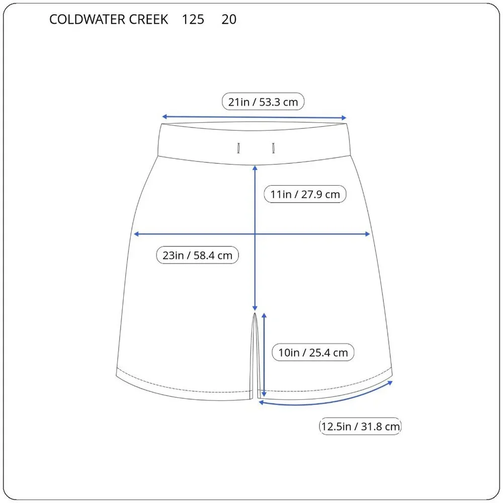 Coldwater Creek Womens Shorts Natural Fit Beige 20 Plus Lightweight A13E